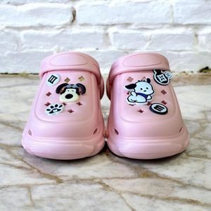 Ekselans EK-177 – Siliconen Slippers – Maat 36/37 – Lage Zool – Roze