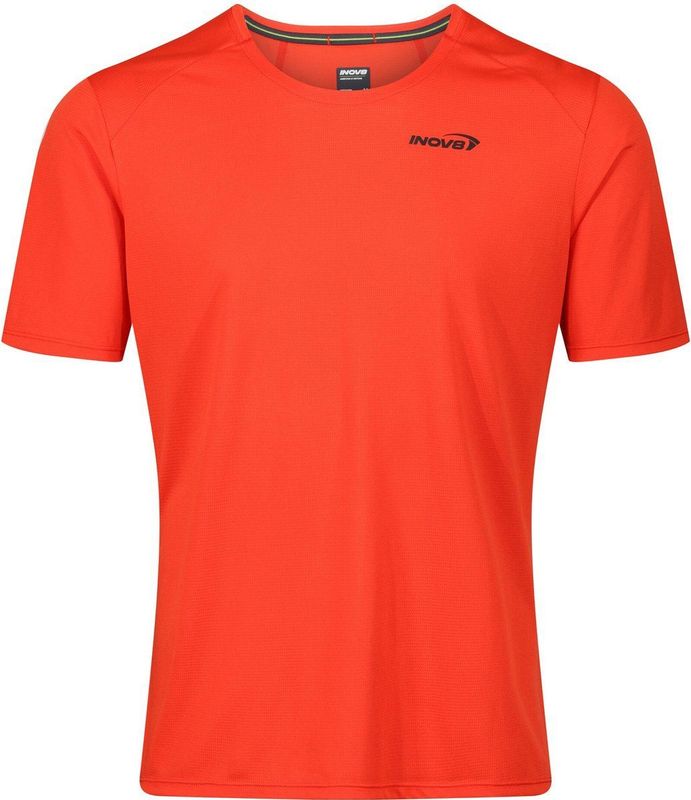 INOV8 Performance Short Sleeve T-Shirt Heren 1158 Fiery Red Red L