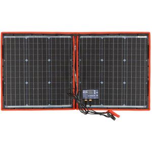 Flexibel Zonnepaneel - Opvouwbaar Zonnepaneel - Draagbaar Zonnepaneel - Compact - Powerstation - Zwart