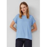 s.Oliver - Shirt - Lichtblauw - Jersey - Kwartmouw