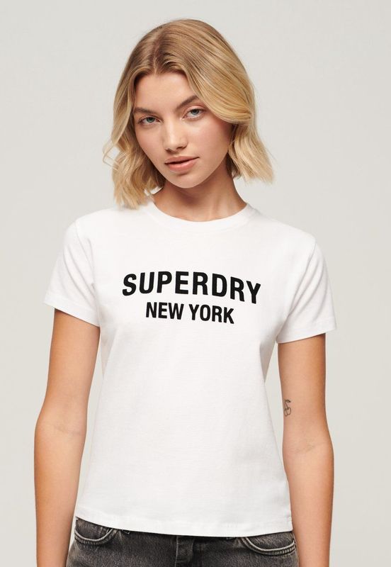 Superdry - Slimfit Sport Luxe Graphic topje - Dames - T-shirts