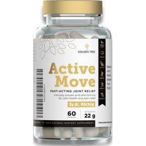 Golden Tree - Active Move - Voedingssupplement - 60 Capsules - Ondersteunt Gewrichten