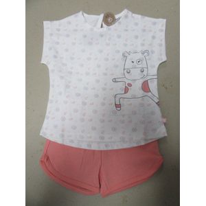 Noukie's - Pyjama - Meisje - Lola - Gebroken wit - 2 jaar  92