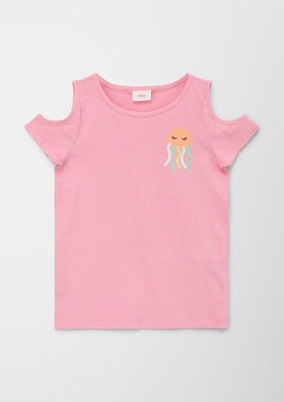 Shirt - Katoen - Ronde Hals - Normale Pasvorm - Kwartmouw