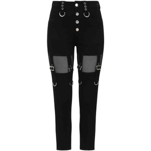 Banned - ETHERA Skinny fit broek - 2XL - Zwart