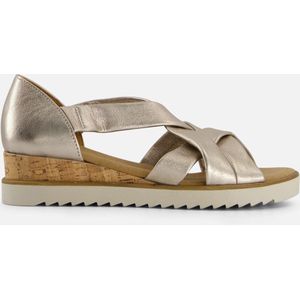 Gabor 782 Sandalen - Met Sleehak - Dames - Beige - Maat 43