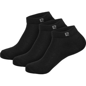 Pierre Cardin Sneaker Sokken - 3 Paar - Enkelsokken - Korte Sokken - Zwart - Maat 39-42
