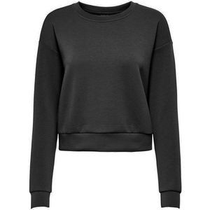 Only Play - Lounge LS O-Neck Sweat - Basic Sweater Zwart - XS - Zwart