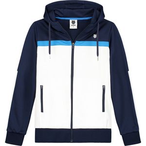 K-Swiss Core Team Tracksuit Jacket Meisjes - sportvest - Blue/White