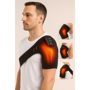 Schouderverwarmer - Knieverwarmer - LED Warmte - Schouder Massage - Verwarmde Massage - Brace