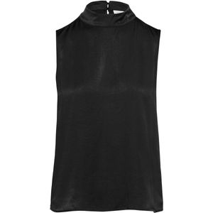 comma - Blouse - Mouwloos - Met Staande Kraag