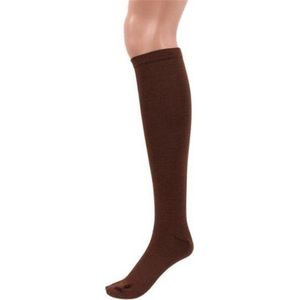 Miracle Socks Unisex Compressie Sokken – Bruin– 1 Paar – Maat 41-46