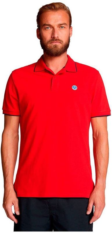 North Sails Logo Korte Mouw Poloshirt