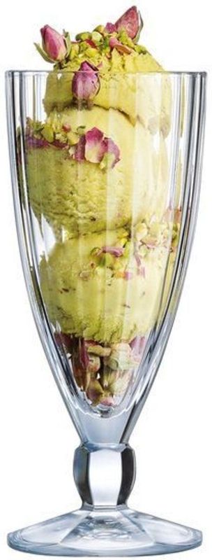 Luminarc - Quadro - IJsbekers - Transparant - 360 ml - 6 Stuks