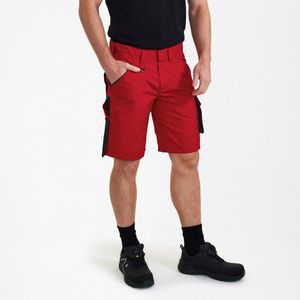 Engel - Galaxy shorts - Tomato Red / Anthracite Grey - Korte Broeken
