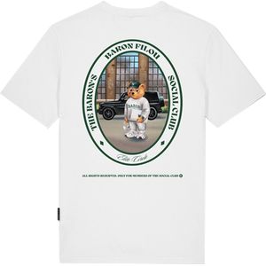 Baron Filou - Oval Backprint CXLVII - T-shirt - Wit