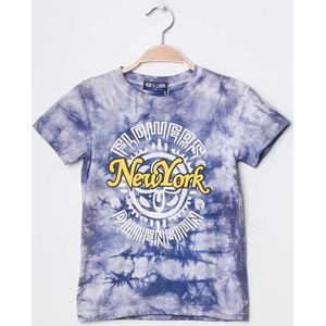 Mooi T-shirtje voor kinderen - donker blauw - 14 jaar