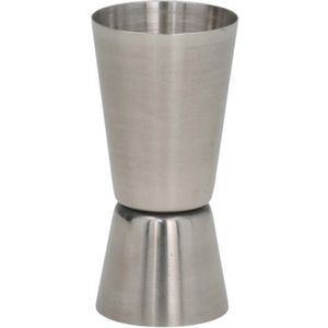 Gerimport Drank/cocktail barmaatje - maatbeker - jigger maatschenker - RVS - 20/40ml