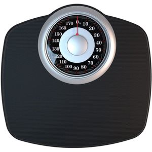 VH Supplies® Analoge Weegschaal - Personenweegschaal - Weegapparaat - Tot 180 kg