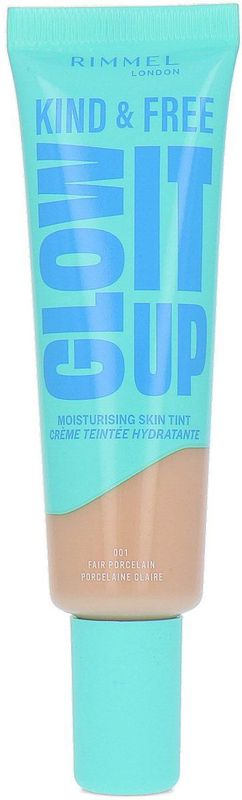 Rimmel - Kind & Free Glow It Up - Foundation - Tint 001 Fair Porcelain - 30 ml