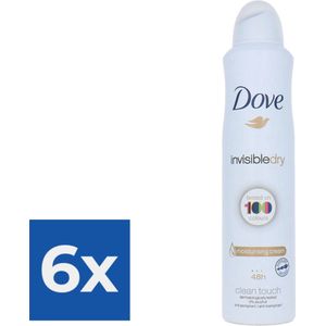 Deodorant (Persoonlijke verzorging)spray Invisible - Voordeelverpakking 6 stuks