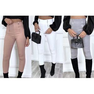 Joggingbroek dames broek wit maat M