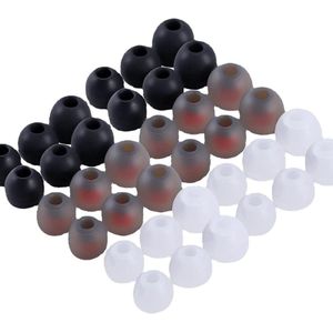 Allecto Plus - Vervangende oordopjes voor Hoofdtelefoon, 36 stuks in 3 kleuren en maten, siliconen opzetstukken, in-ear compatibel (11/12/13 mm)
