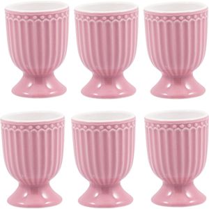 6x GreenGate Eierdoppen Alice dusty rose Ø 5cm - 6 stuks