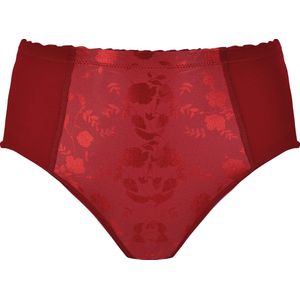 Naturana - Minimizer slip met bloemenpatroon - 0063 - Deep Claret - 40