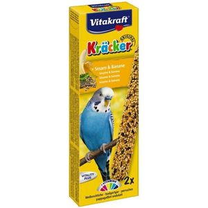 VITAKRAFT Voedsel Vitakraft parkieten kracker 2/1 banaan/sesam - 3 ST à 2 ST