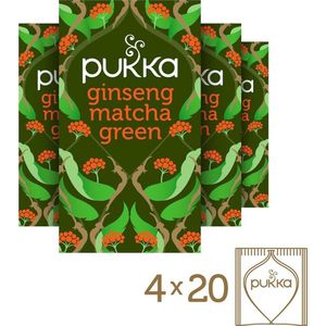 Pukka ginseng matcha green 4x 20 zakjes