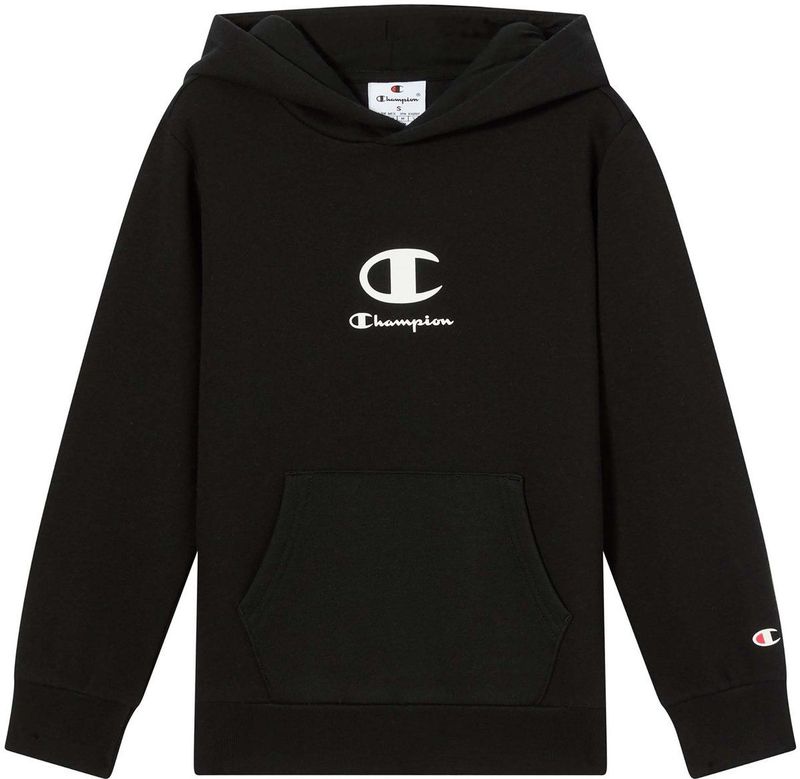 Champion - Sweatshirt - Zwart - Met Capuchon - Kind