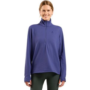 Odlo - Mid Layer 1/2 Zip Essential - Hardloopshirt - Blauw