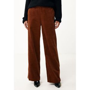 Mexx Broek Corduroy Rood - Vrouwen - Arabian Bruin - Maat 38