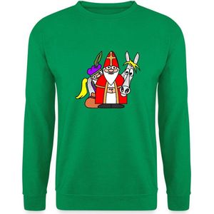 Sinterklaas Met Helpers | Grappig Kerstmis Sweater Heren