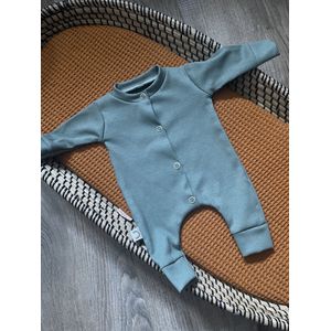 Boxpakje Ribstof - Oud Groen - Little Adventure - Maat 62/68 - Ribstof Effen - GOTS keurmerk