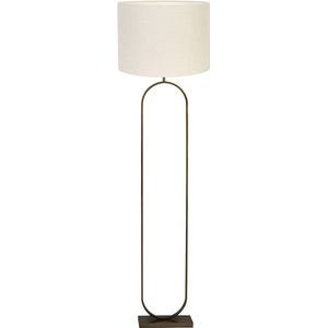 Light and Living vloerlamp - wit - metaal - SS10068