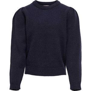 Only sweater meisjes - donkerblauw - KONlesly - maat 110/116