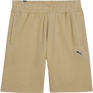 Puma - Better Essentials - Korte Broek - Ecru - 100% Katoen, Regular Fit, Elastische Tailleband