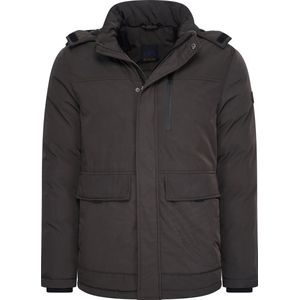 Mario Russo Parka Arctic Jacket - Jas Heren - Winterjas Heren - Waterafstotend - Winddicht - Antraciet - 3XL