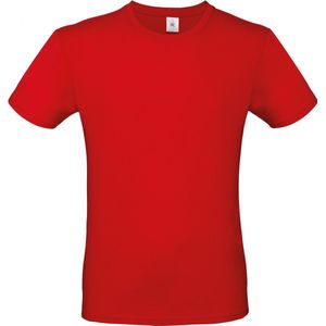 Classic E150 T-shirt B&C Collectie Rood Maat 3XL