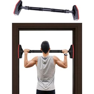 Pull up bar - Deurkozijn optrekstang 70-100 cm - snel plaatsen - geen schroeven - geen uitglijden - draagvermogen 300 kg - fitnessapparaten voor thuis pull up bar