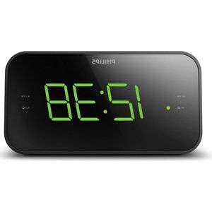 Wekker Radiowekker TAR3306/12 met dubbel alarm - Geel