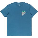 BILLABONG - TWIN FIN - Shirt - Royal Blue - Lichtgroen - Mauve - Oranje