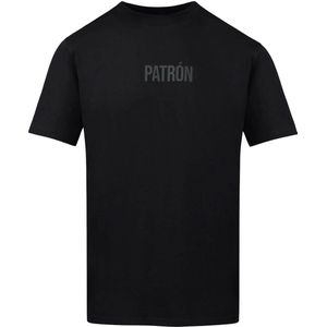 Patrón Wear - T-shirt - Oversized Brand T-shirt Black/Black - Maat XXL