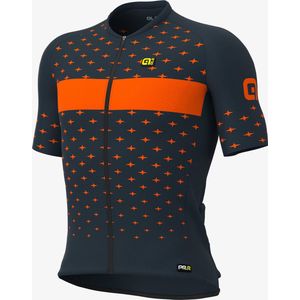 Ale Jersey Graphics PRR Stars Fietsshirt Heren - Grijs/Oranje - Maat L