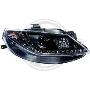 Seat - Diederichs 7426385 - Koplampen Set - Zwart - Voor voertuigen met lichthoogteregeling