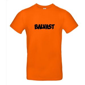 Balvast T-shirt - 100% Katoen - Maat XS - Classic Fit - Oranje