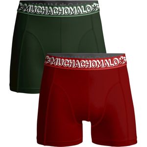 Muchachomalo Heren Boxershorts 2 Pack - Normale Lengte - XXL - Mannen Onderbroek met Zachte Elastische Tailleband
