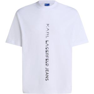 KARL LAGERFELD JEANS Shirt  zwart / wit